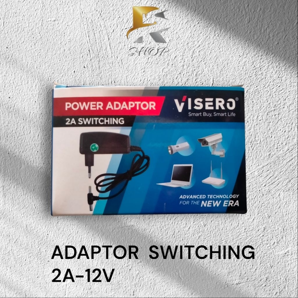ADAPTOR DC 12V-2A SWITCHING VISERO