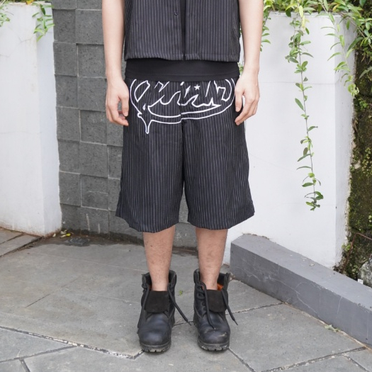 Wp Company - Celana Jorts Pants Huggers Strips White Wp