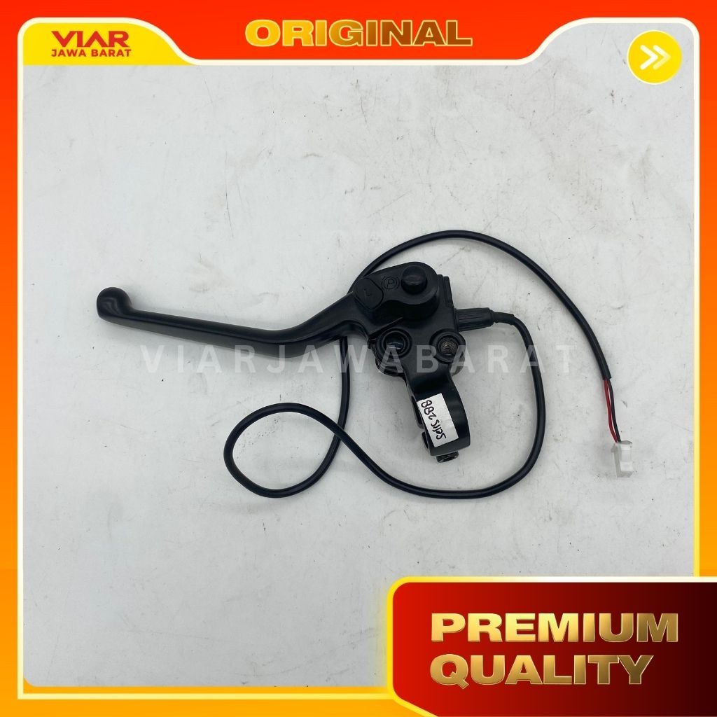 HANDLE REM KIRI PACIFIC CROSSER RODA TIGA - SELIS288 - ORIGINAL 100% - SPAREPART SEPEDA LISTRIK