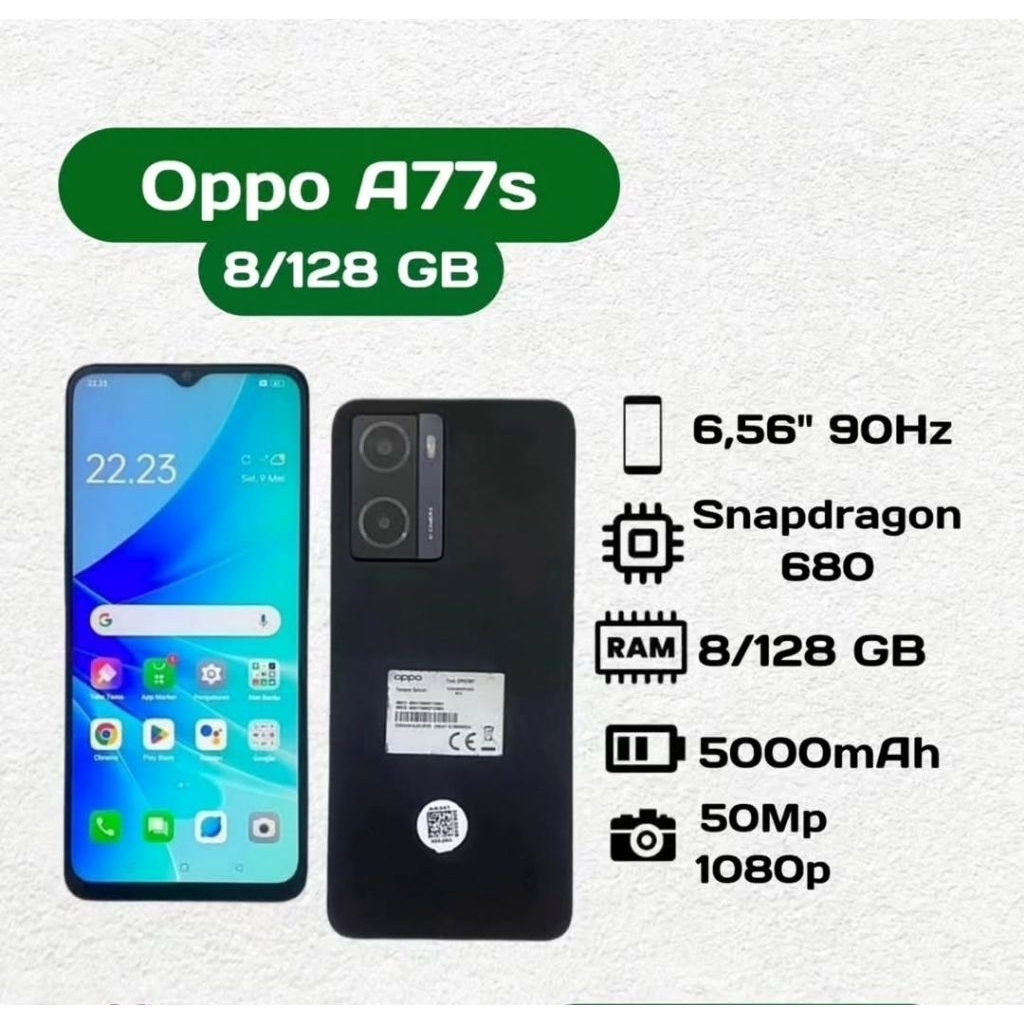 Oppo A77s 8/128 GB ( second )