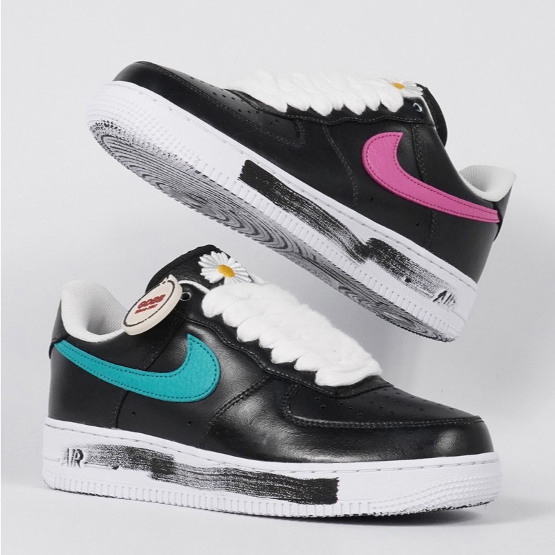 Sepatu Nike Air Force 1 Low Paranoise G Dragon 3.0 Black Sepatu Casual Gym Olahraga Joging Pria Wani