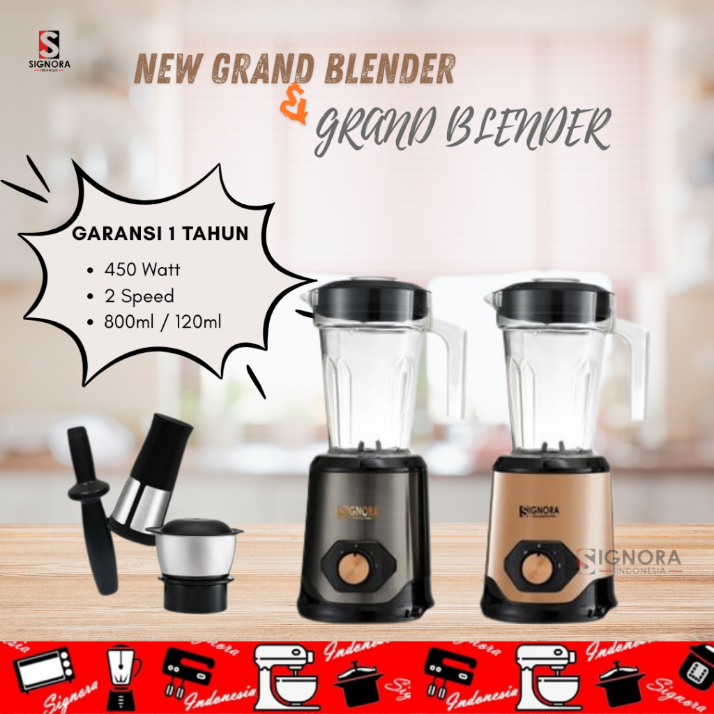 Grand blender SIGNORA plus hadiah / Blender signora