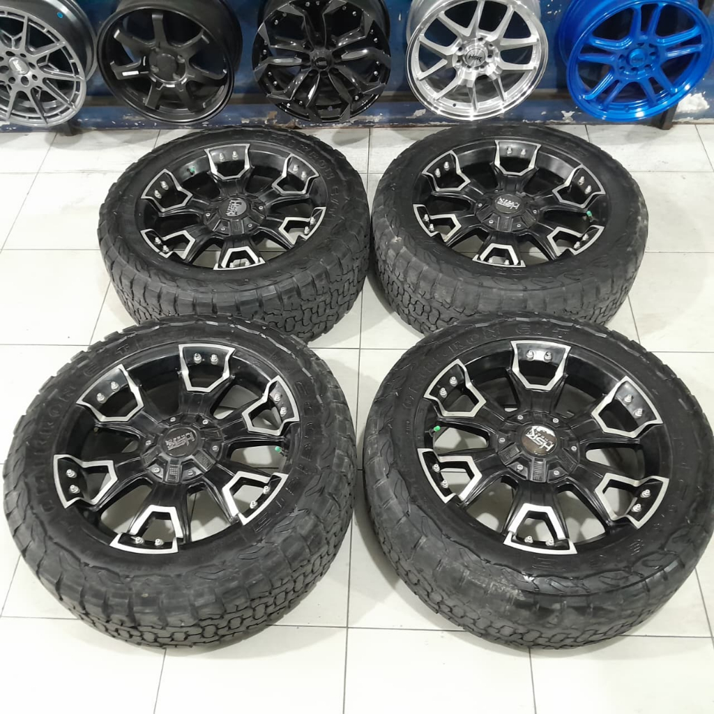 Velg mobil second ring 20 untuk fortuner,pajero,hilux,triton,dan lain lain nya ,gratis ongkir