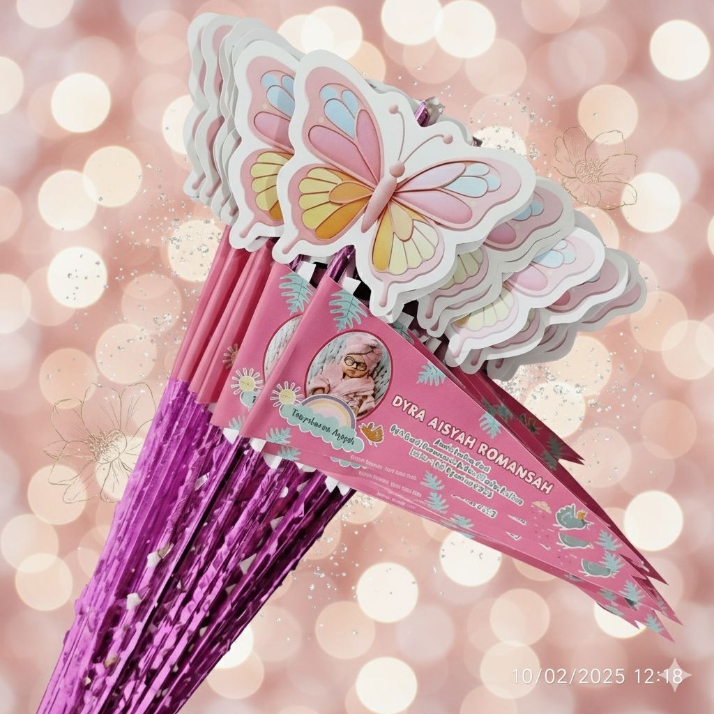 Bendera aqiqah karakter unik kualitas no 1