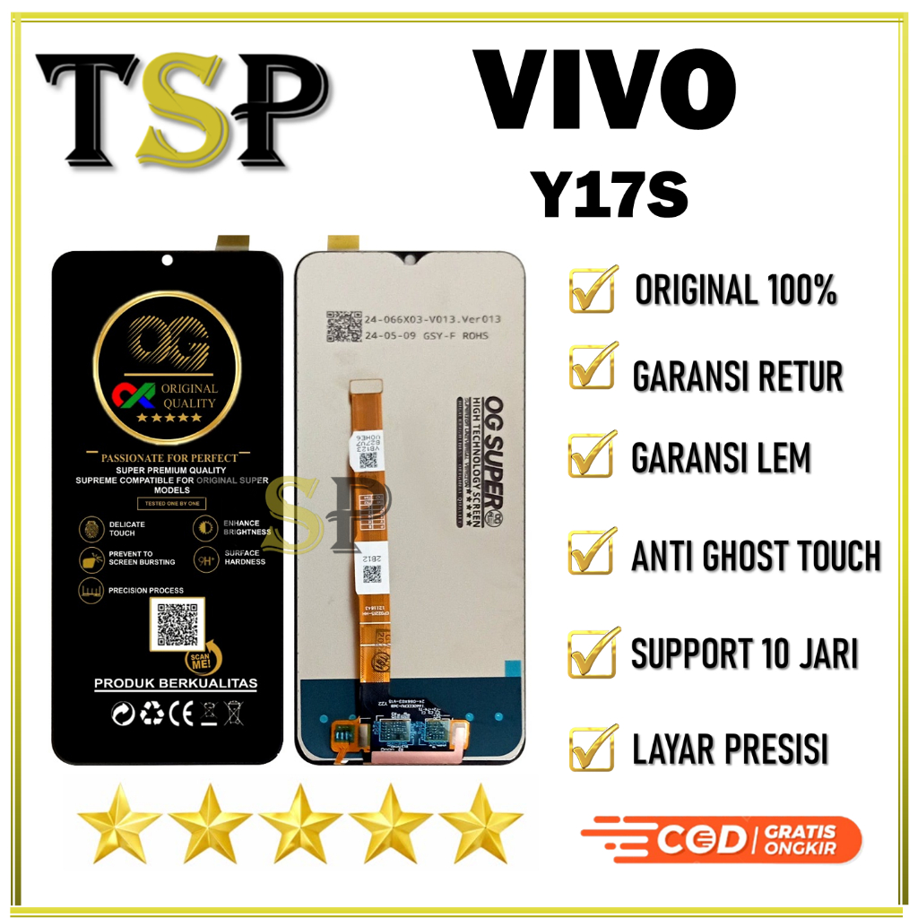 LCD VIVO Y17S  FULLSET ORIGINAL 100% HIGH QUALITY