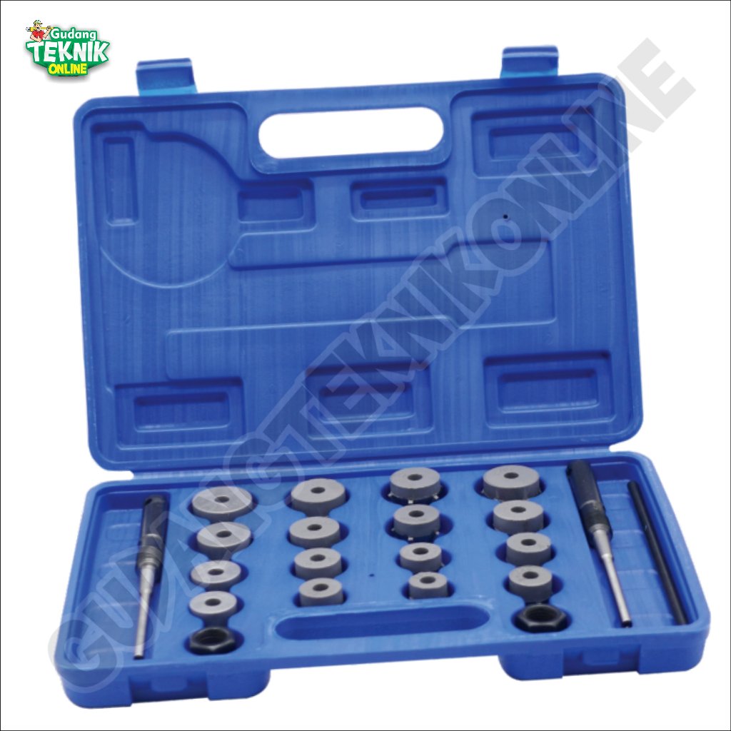 ALDO Alat Setting Klep dan Reamer 21pcs / Setting Klep Motor Valve Seat Cutter Seting Klep 1 Set 21P
