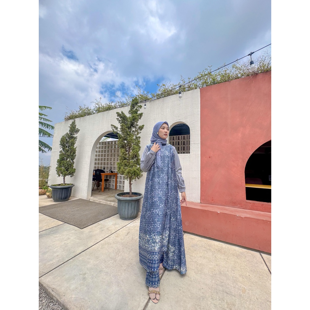 Baju muslim wanita sarimbit | gamis e keke | couple keluarga