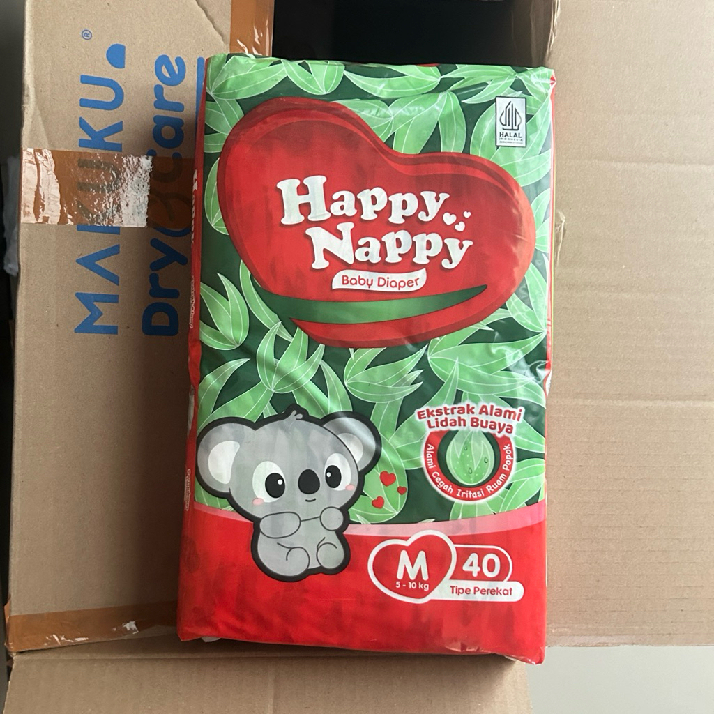 [INSTAN MOJOKERTO ] Pampers happy nappy popok bayi TIPE PEREKAT UKURAN M 40