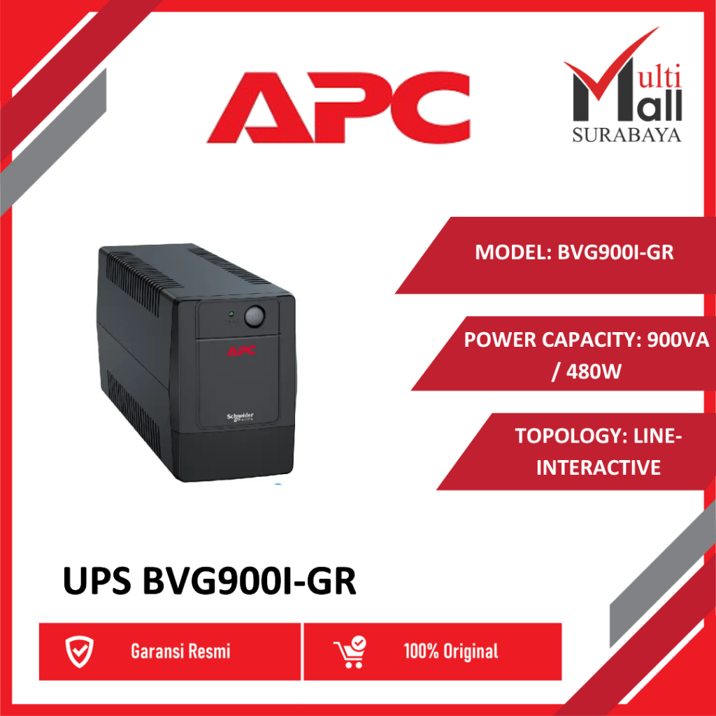 POWER APC UPS BVG900I-GR 900VA / 480W