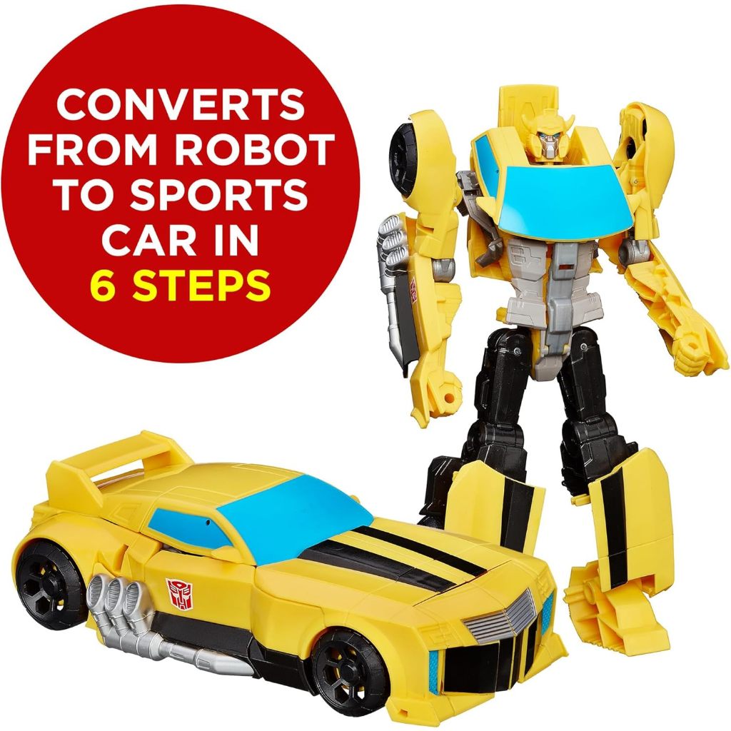 TERJAMIN ASLI MAINAN TRANSFORMERS HEROIC BUMBLEBEE ACTION FIGURE - FIGUR SKALA BESAR ABADI, BERUBAH