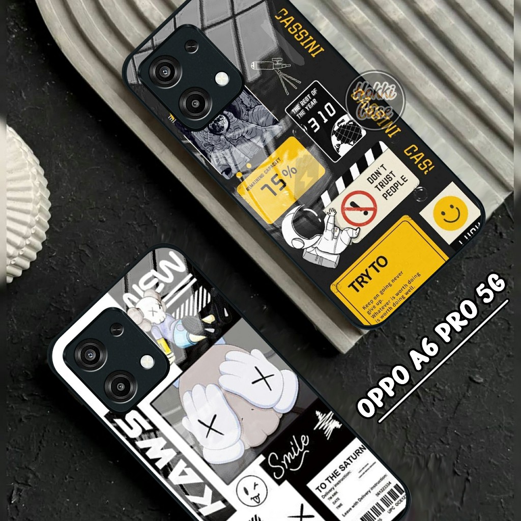 Case Oppo A6 Pro - Softcase Glass Oppo A6 Pro - Casing Oppo A6 Pro Terbaru - Silikon Oppo A6 Pro - K