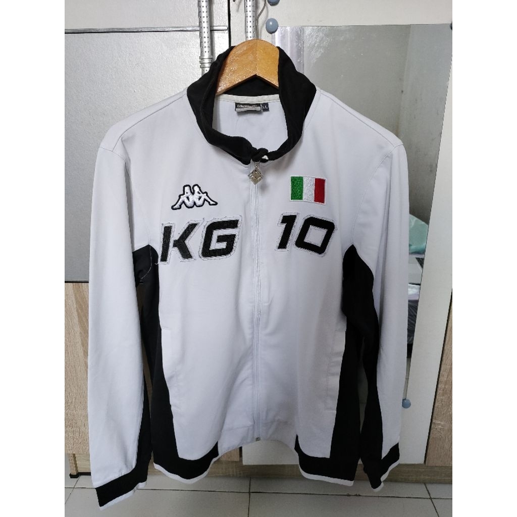 Jacket Tracktop Kappa Italy Putih Original