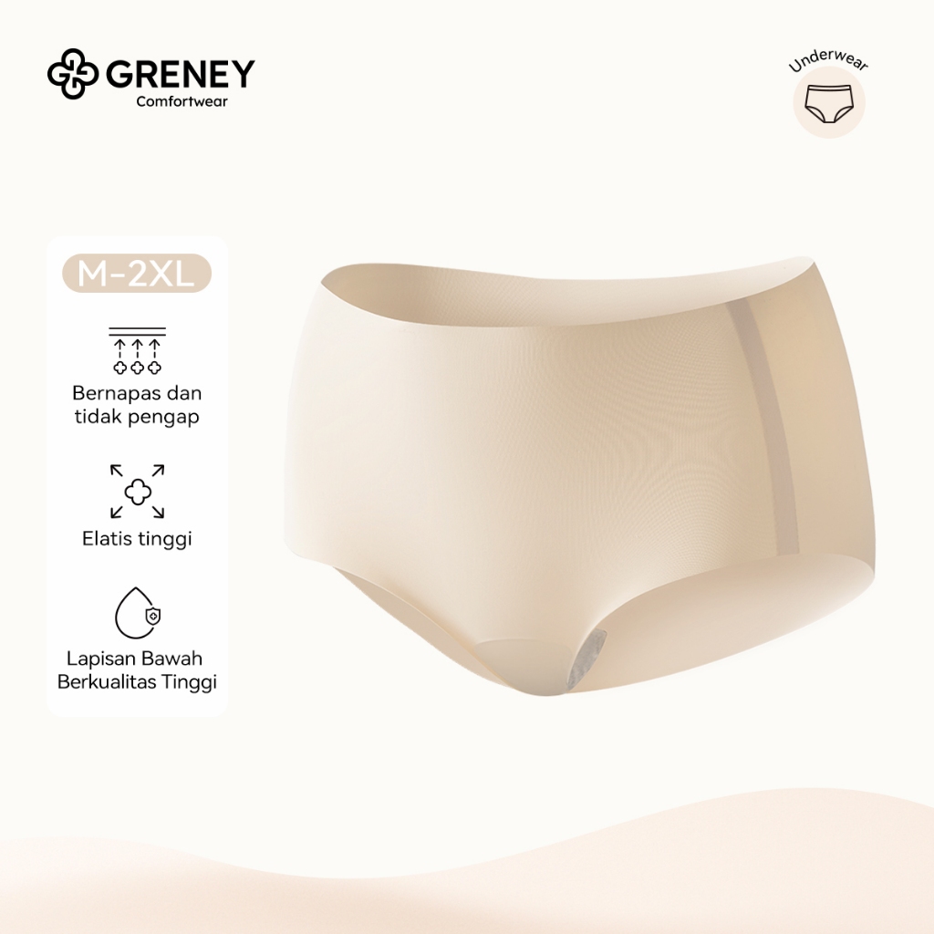 GRENEY-Gbras-CD Adem Seamless Celana Dalam Wanita Panties Sexy-89634
