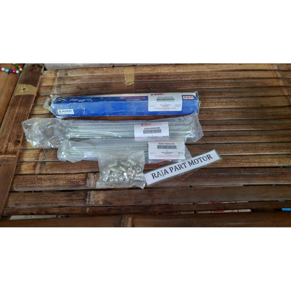 jari jari ruji roda depan suzuki ts 125 ts125 ori original SGP