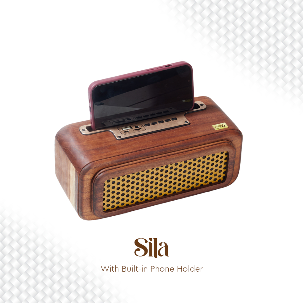 Radio Kayu Vintage Sila Bluetooth FM