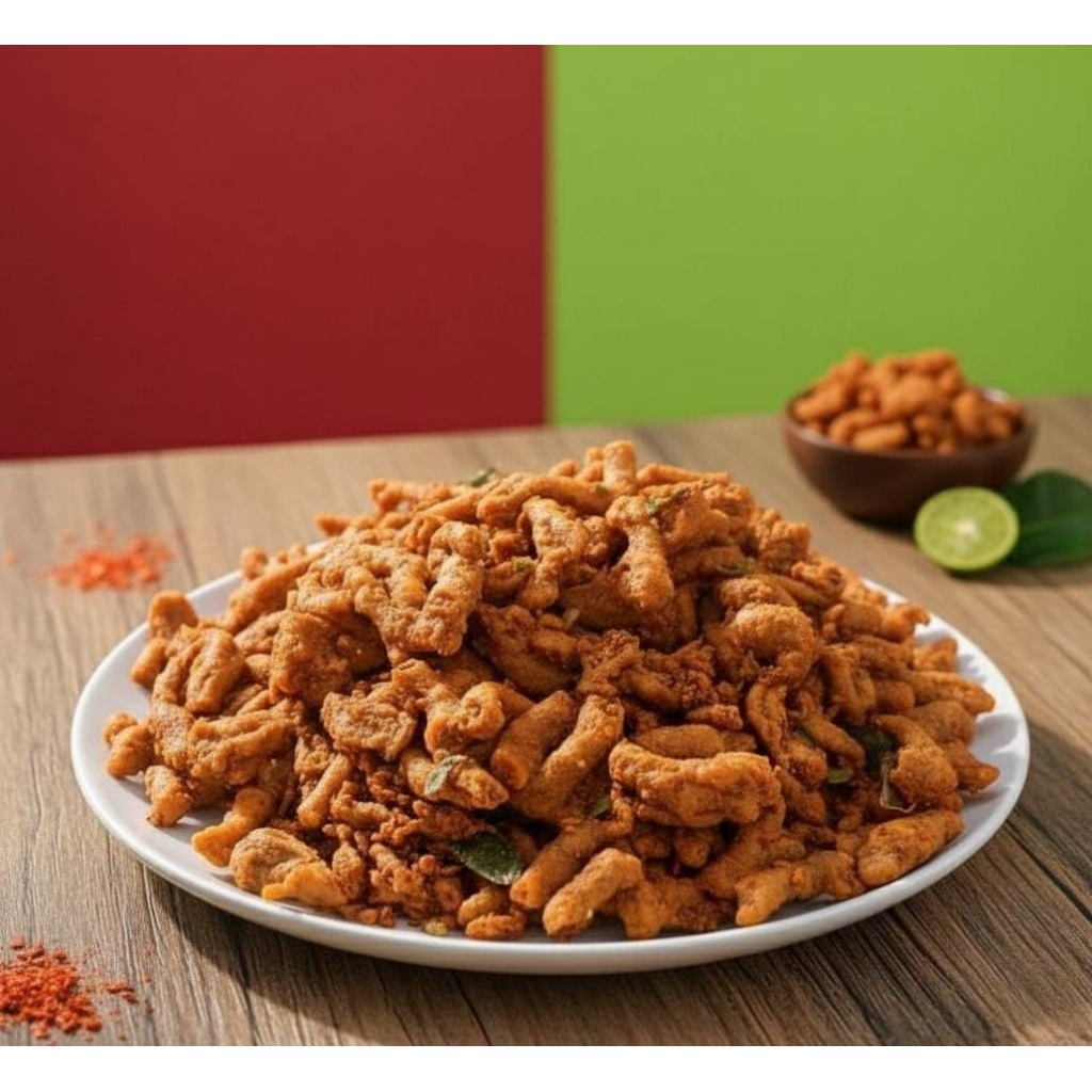 Usus Ayam Crispy Kesmasan 1 Kilo