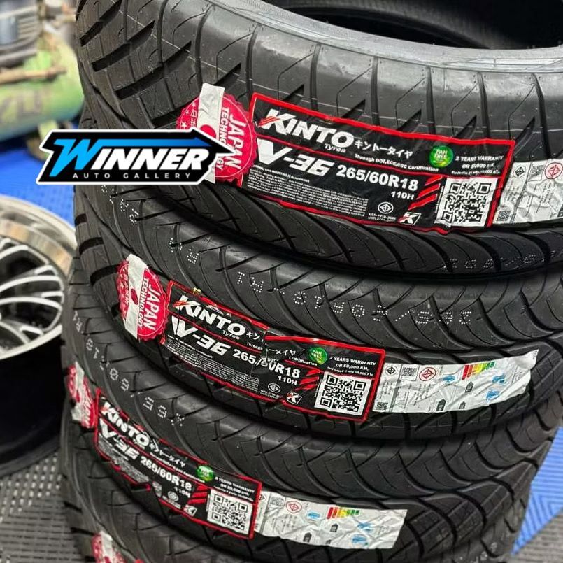 BAN MOBIL KINTO SUV JAPAN 265 60 R18 BAN MOBIL DRAK PAJERO FORTUNER