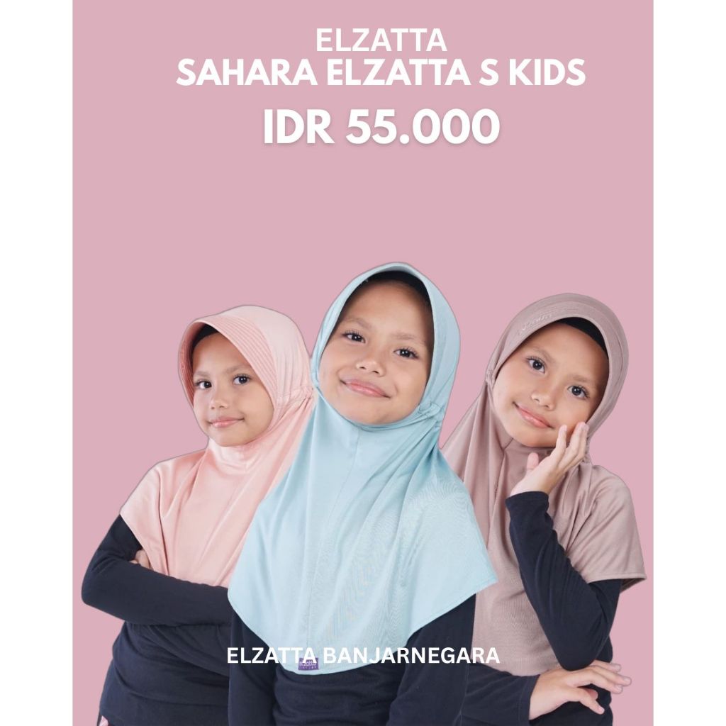 Elzatta Bergo Zaria Sahara S Kids Cantik Dan Terbaru Untuk Anak