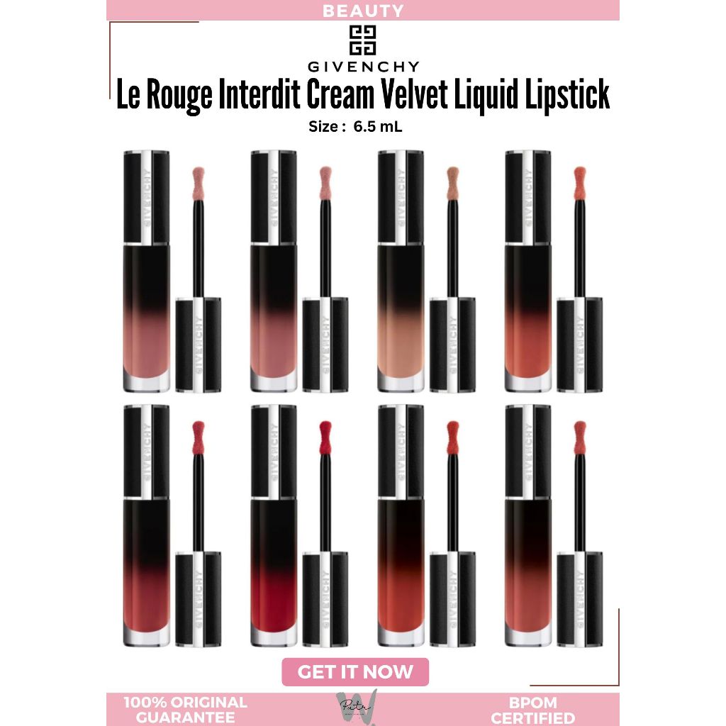 GIVENCHY Le Rouge Interdit Cream Velvet Liquid Lipstick Lip Cream