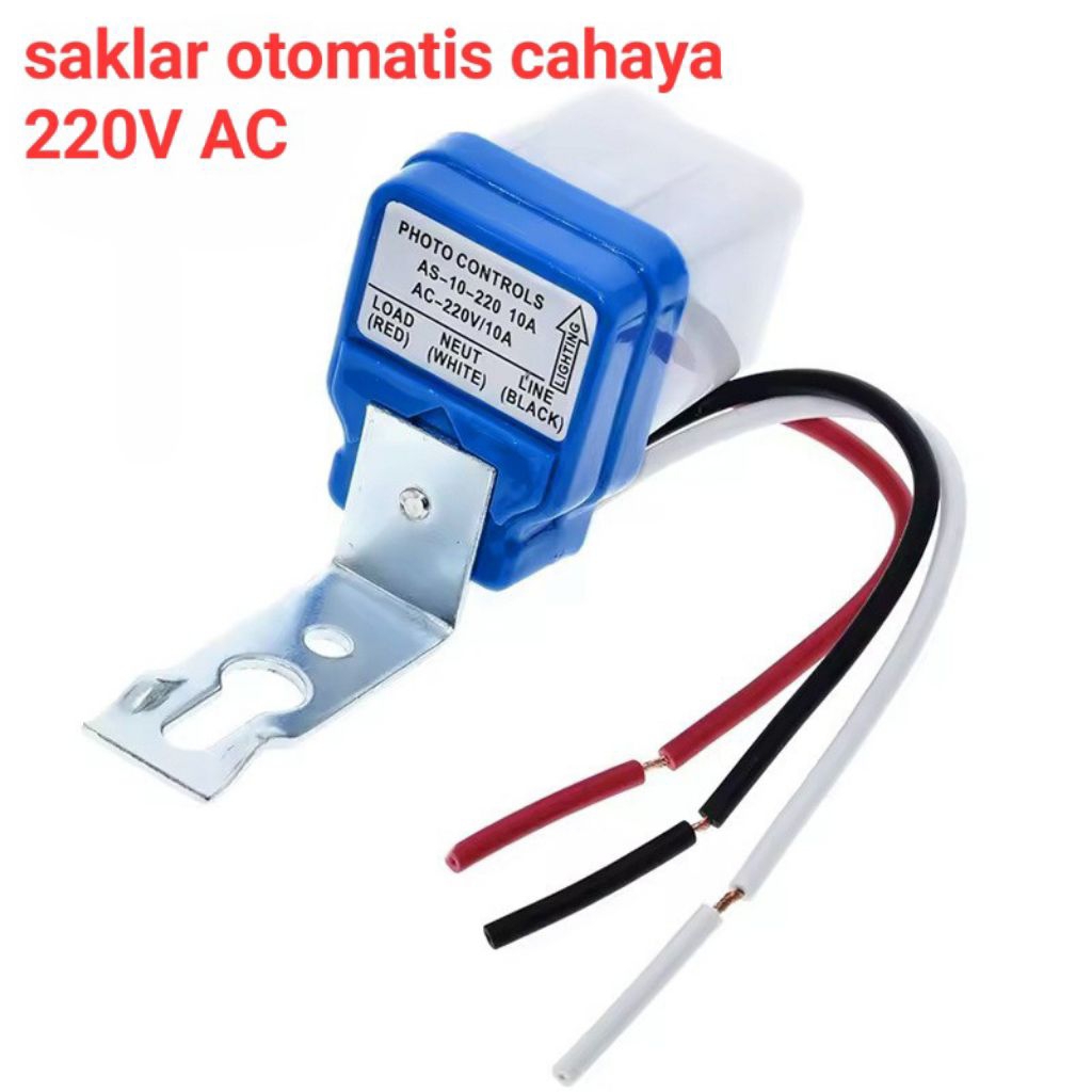 Sensor Cahaya Lampu LED photo cell sensor cahaya Saklar Otomatis Siang Malam 220V