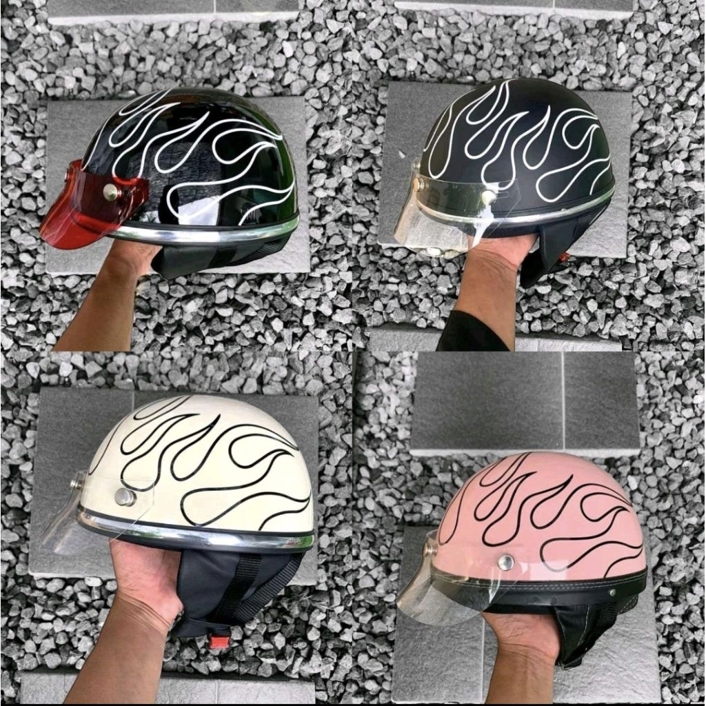 Helm Chips Retro Motif Api Free Pet