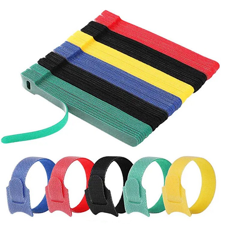 Kabel Cable Ties Tis Velcro Velkro Strap Prepet Pakai Ulang Reusable Pengikat Kabel Velkro 50pcs by 