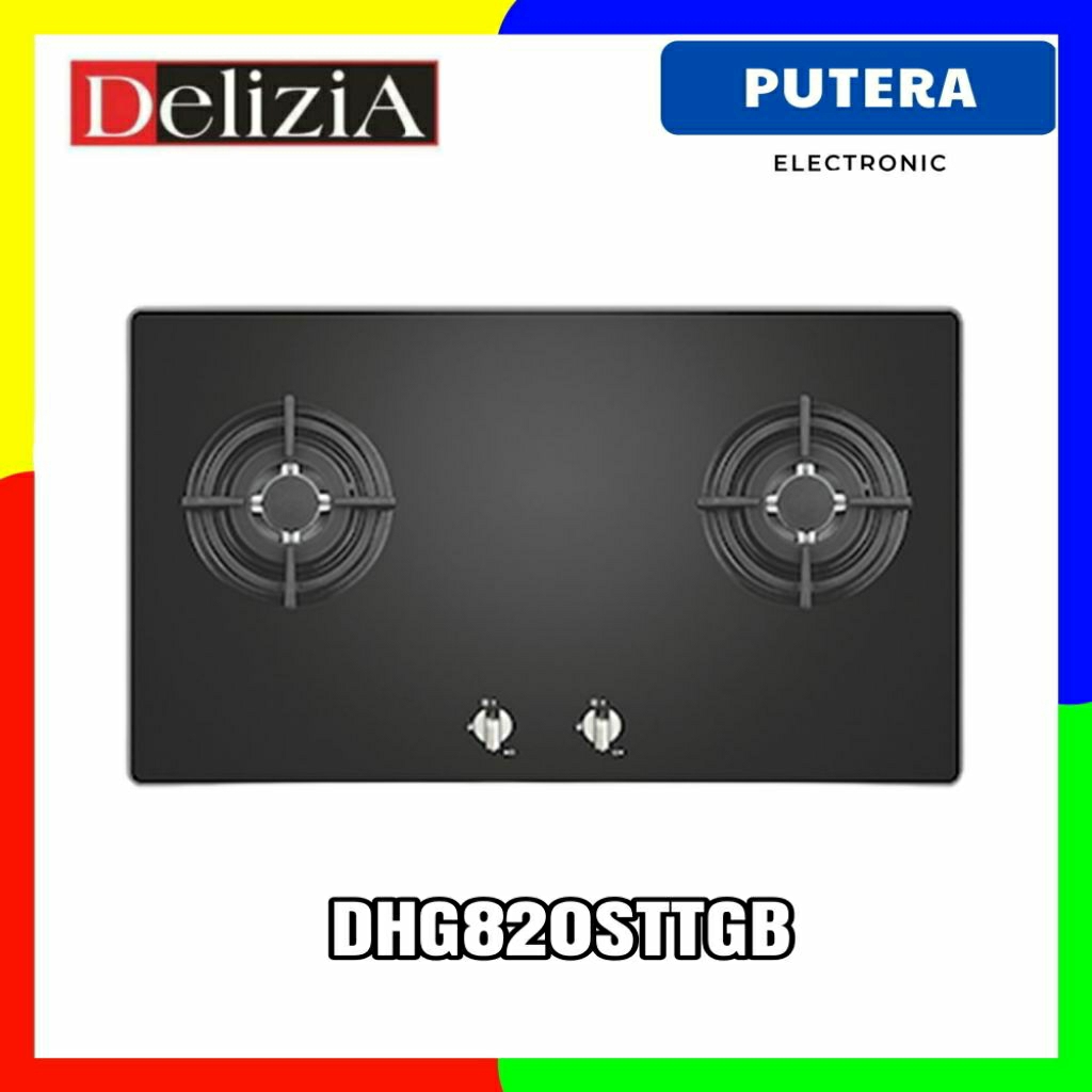 DELIZIA DHG820STTGB Kompor Tanam 2 Tungku