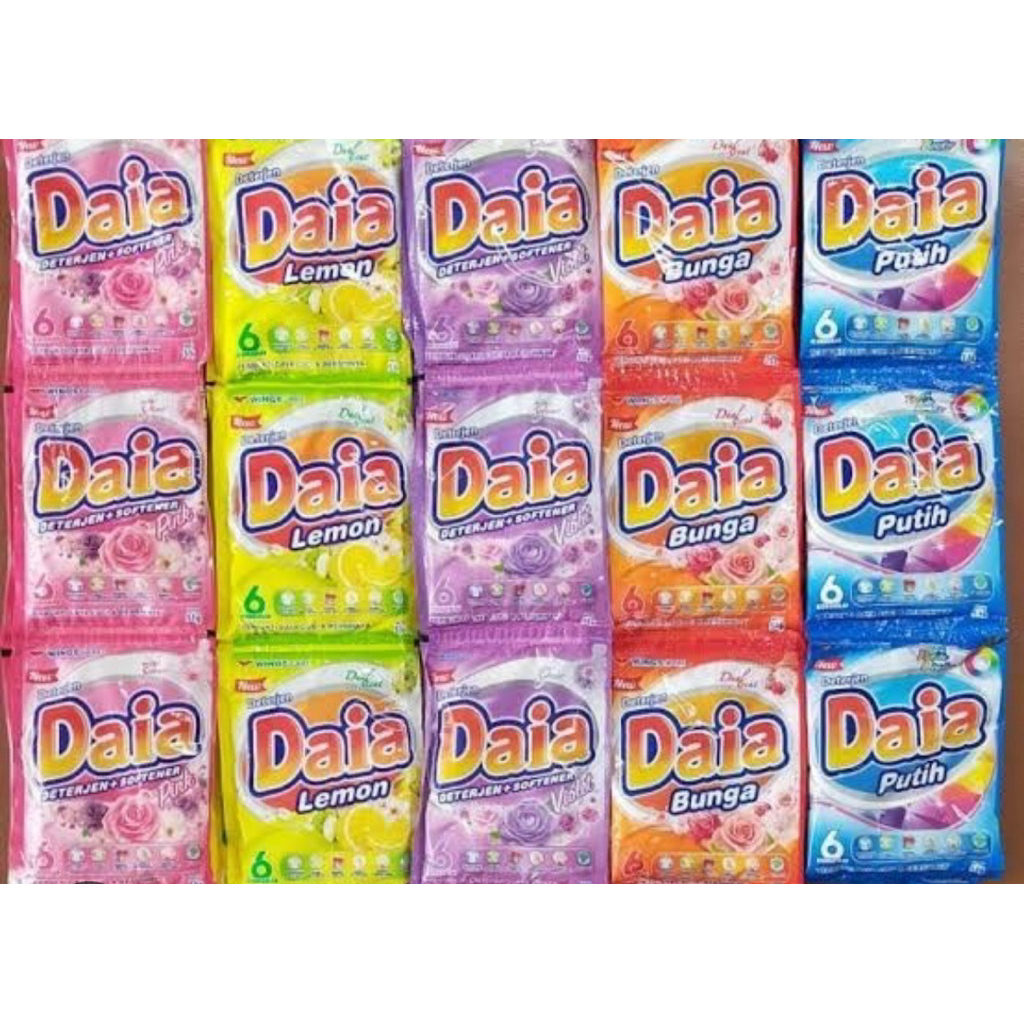 DAIA DETERGEN BUBUK Renteng @6pcs