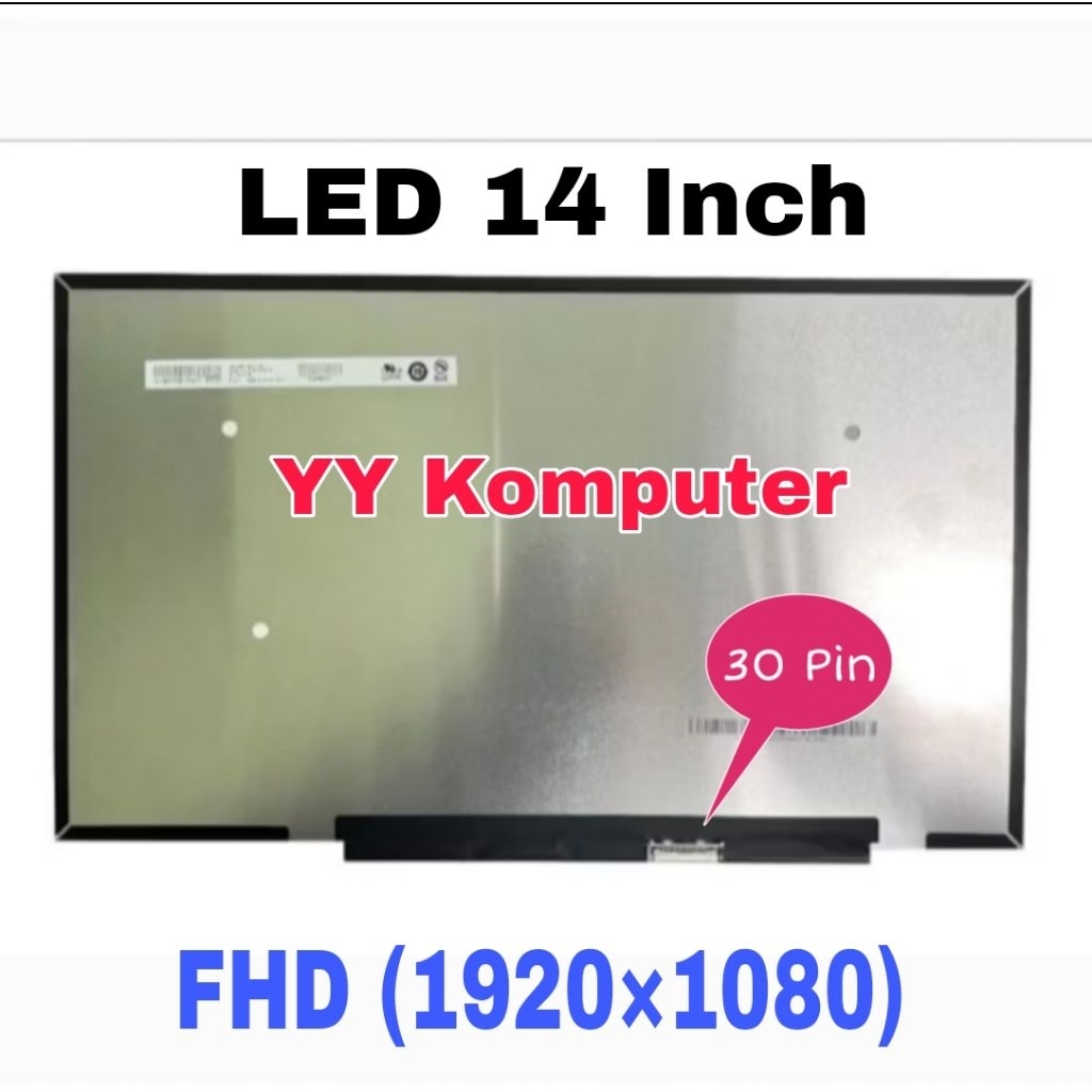 Layar LED LCD Laptop Acer Swift 3 SF314-511-54Y9 B140HAN06.2 B140HAN06.8 B140HAN06.B Full HD IPS