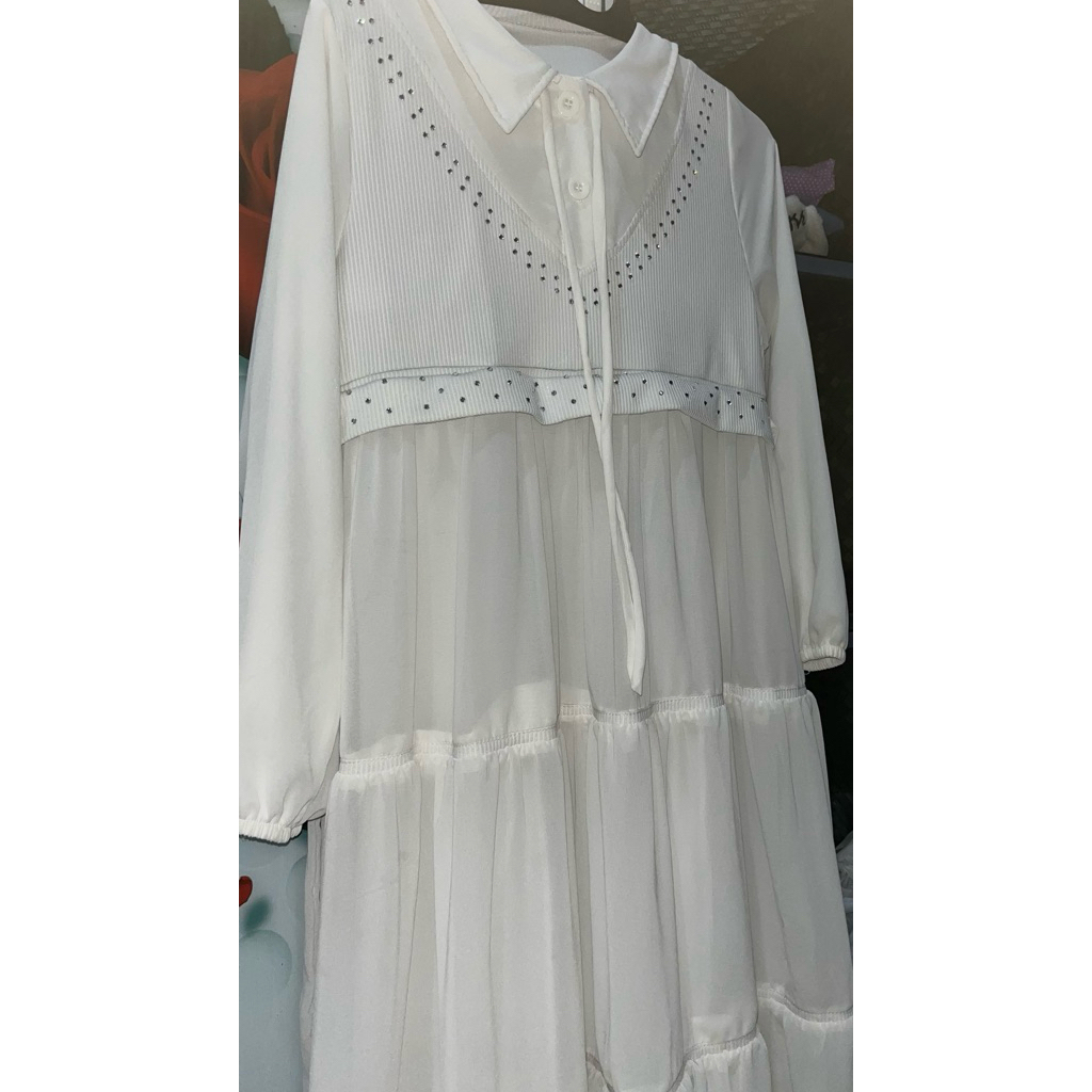 gamis putih baju lebaran