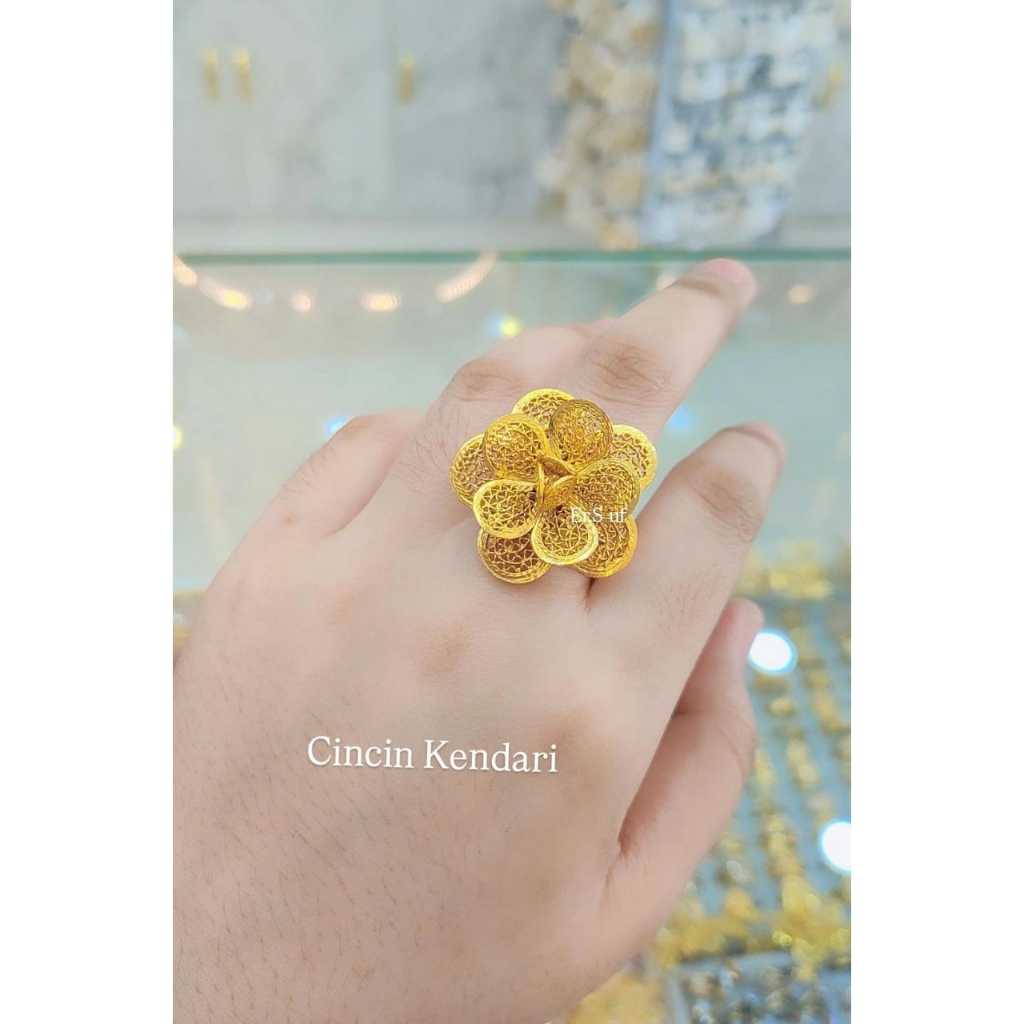 cincin kendari lapis emas