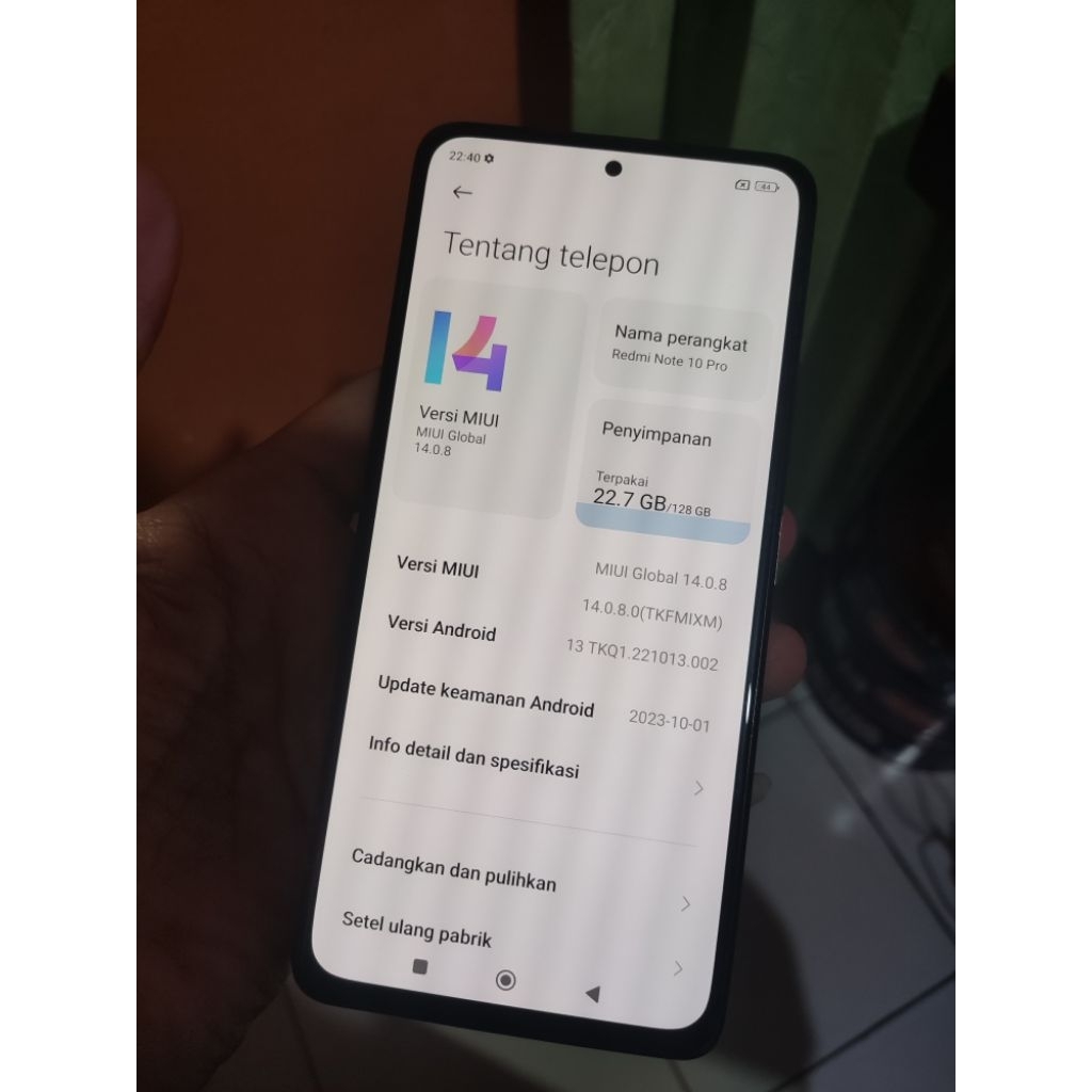 LCD REDMI NOTE 10PRO NOTE 10 PRO ORIGINAL COPOTAN