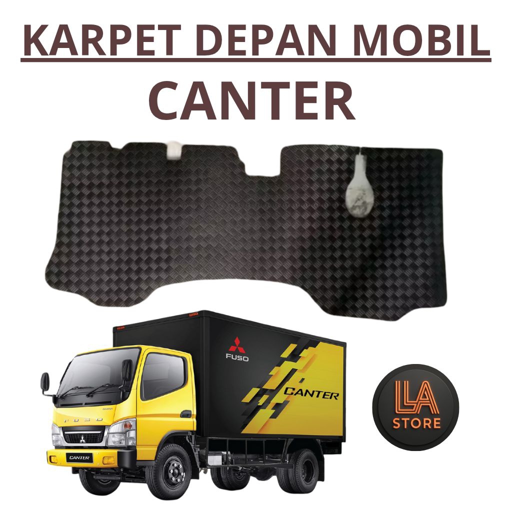 KARPET DEPAN TRUK CENTER ALAS KAKI KABIN TRUK BOX CANTER DEPAN SAJA