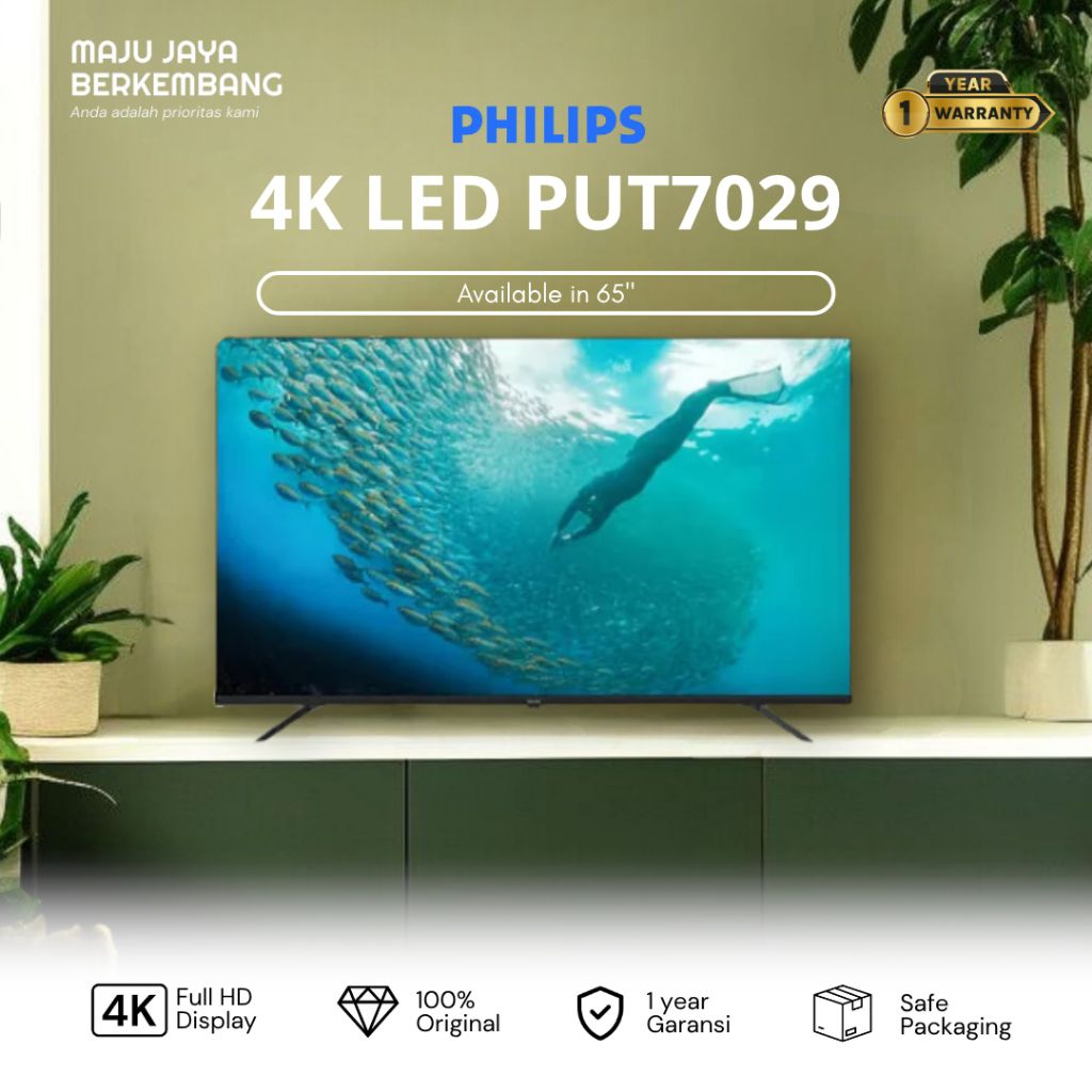 PHILIPS 65PUT7029 / 65PUT7029/70 4K GOOGLE TV 65 inch 7000 series