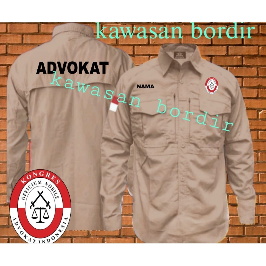 Premium kemeja tactical advokat Indonesia kemeja advokat seragam advokat baju advokat pdh advokat fu