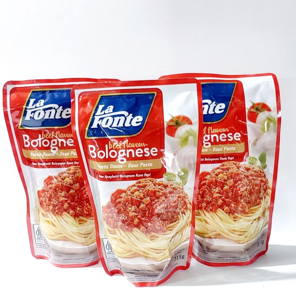 LA FONTE SAUS BOLOGNESE / SAUS SPAGHETTI 315 GRAM