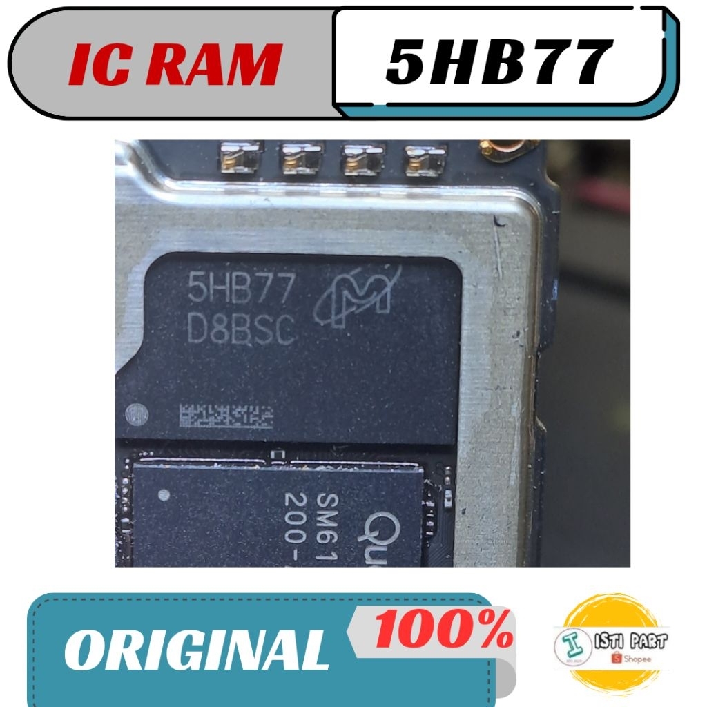 IC RAM BGA 200 MICRON 5HB77 FRESH