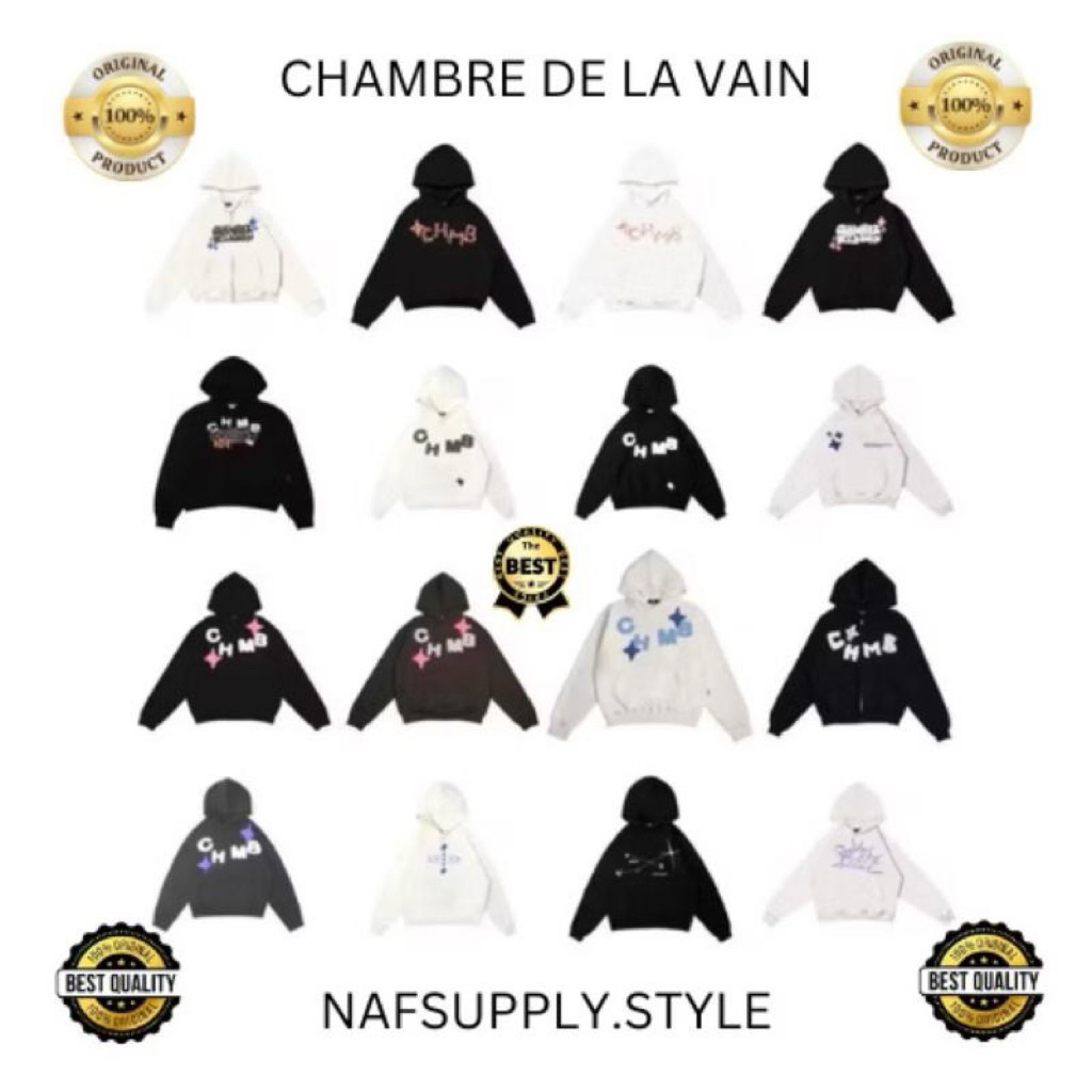 CHAMBRE DE LA VAIN 100% Original Zip Hoodie // Hoodie // Denim // All Article Limited Edition No Res