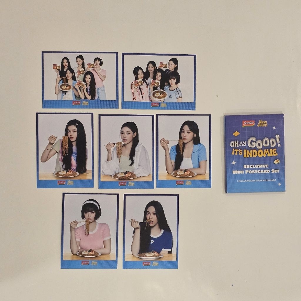 Indomie x New Jeans Photocard set