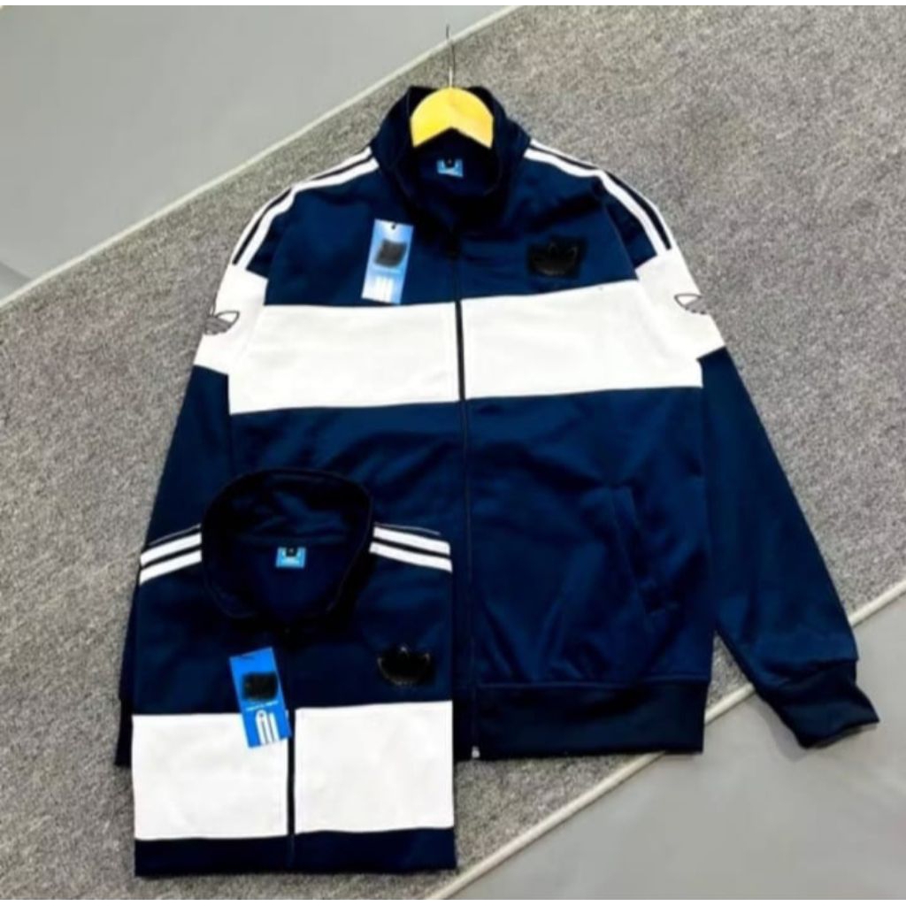 TRACKTOP  TREFOIL NAVY HIGH