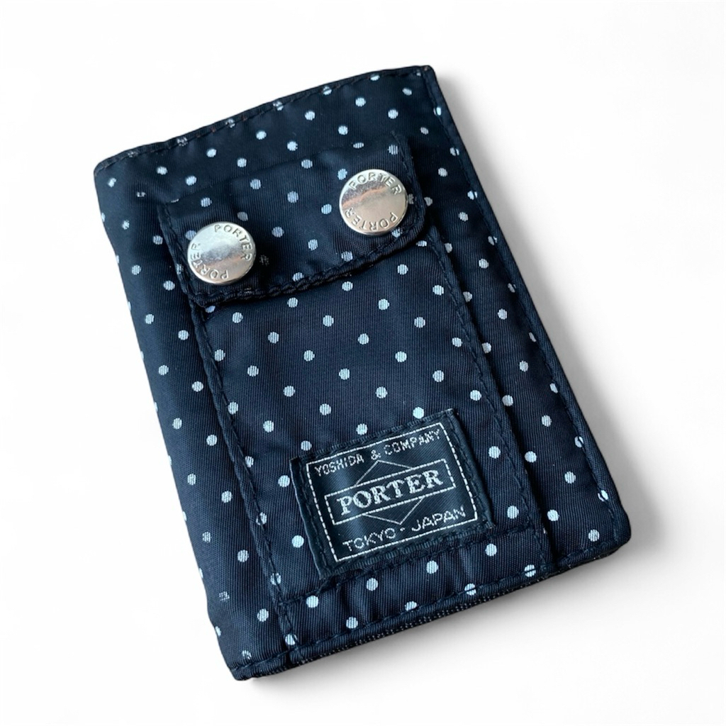 Head Porter Yoshida Polka Wallet