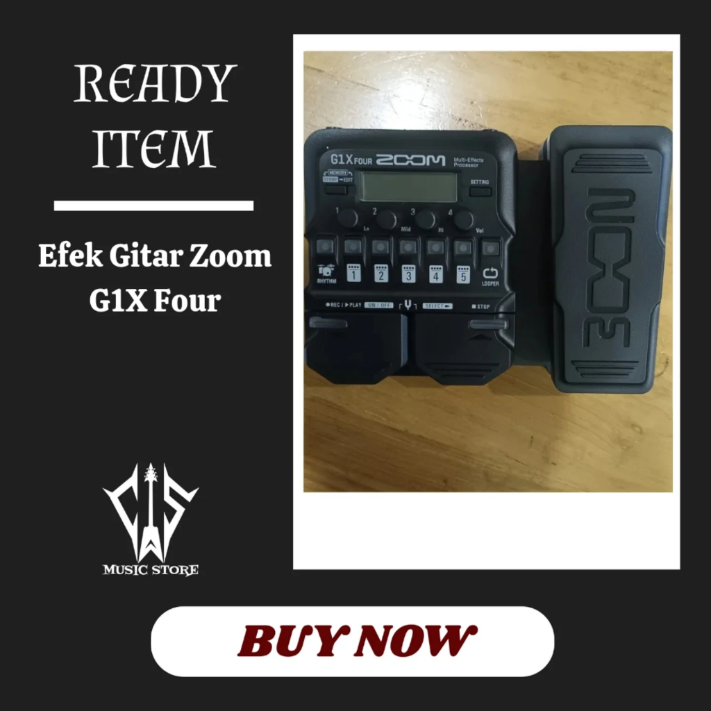 Efek Gitar Merk Zoom Seri G1 X Four