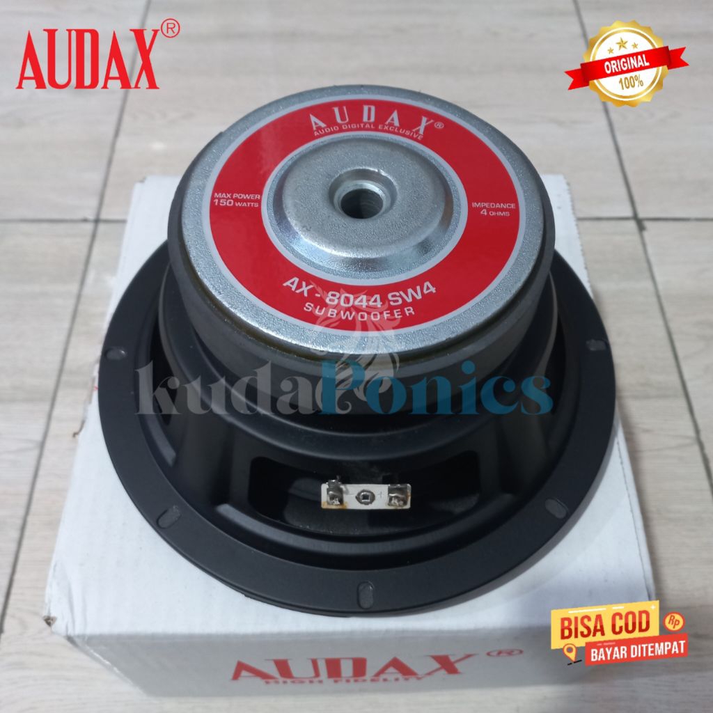Speaker Subwoofer 8 inch Audax AX-8044 SW4 Original 150 Watt