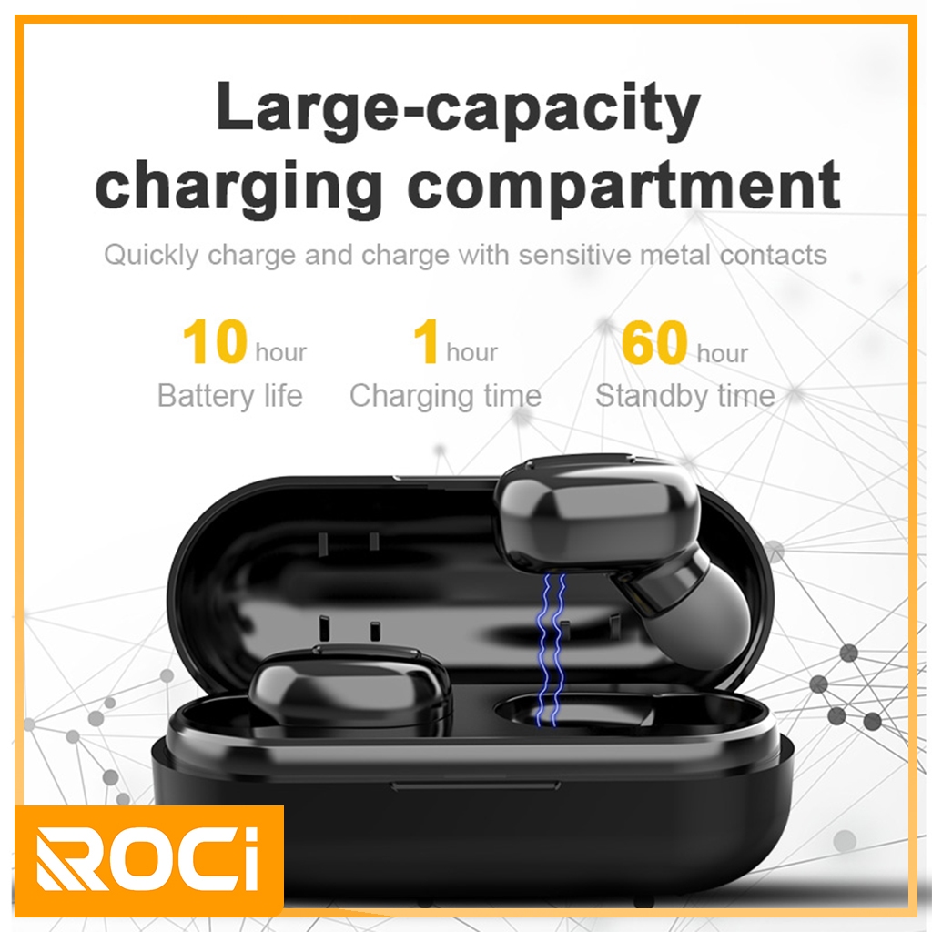 Headset Bluetooth L13 TWS Stereo - Earphone - handsfree - Airbuds - Original - Headset Bluetooth - E