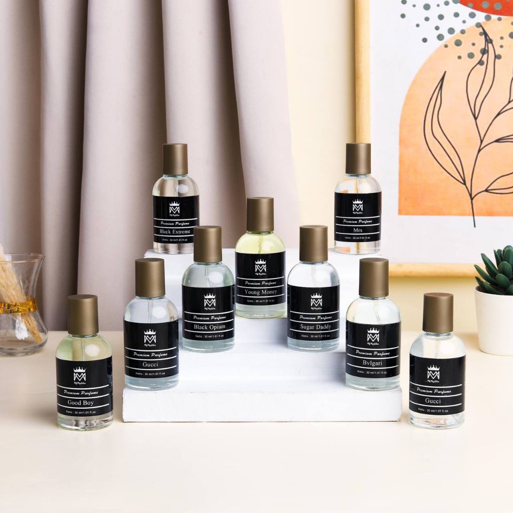 parfum mymoza 10 botol 180 ( reseller / paket usaha )