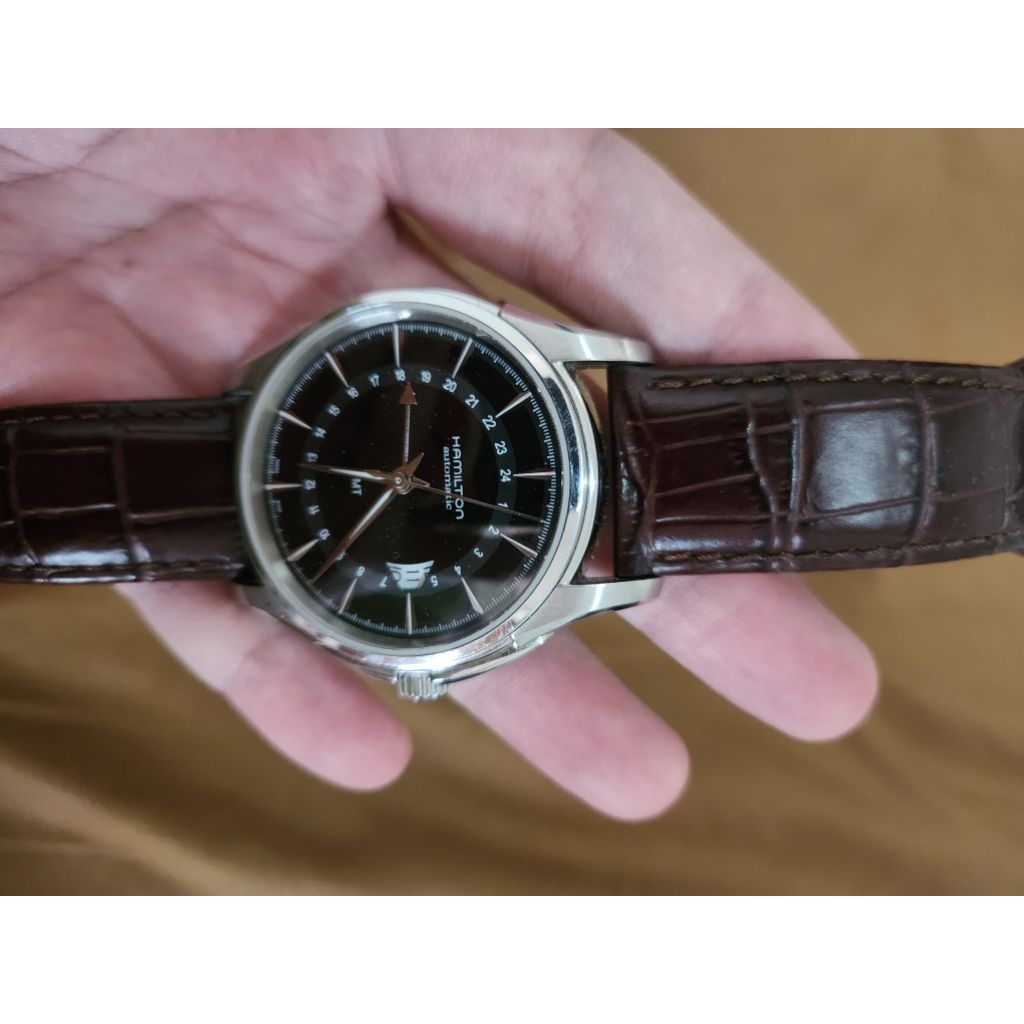 hamilton jazzmaster GMT