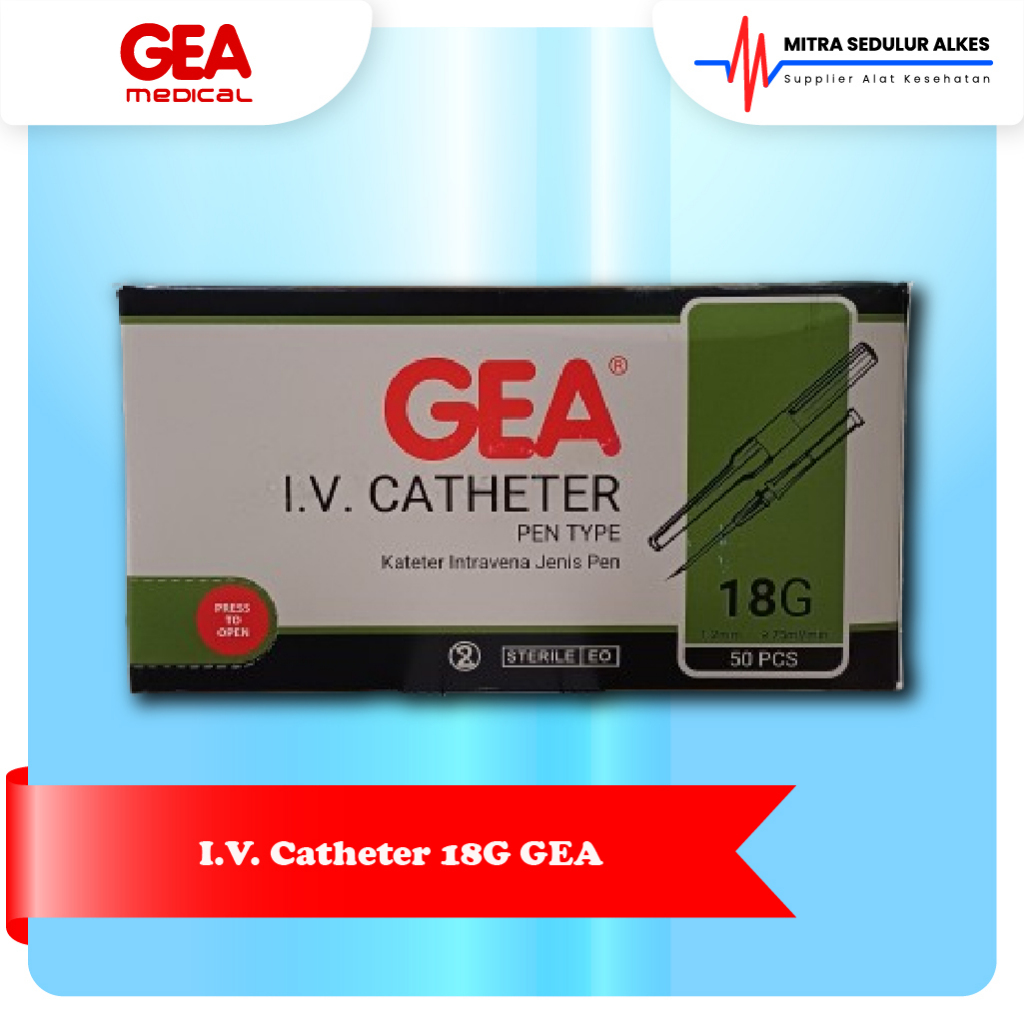 IV Cath 18 GEA IV Chateter GEA 18G
