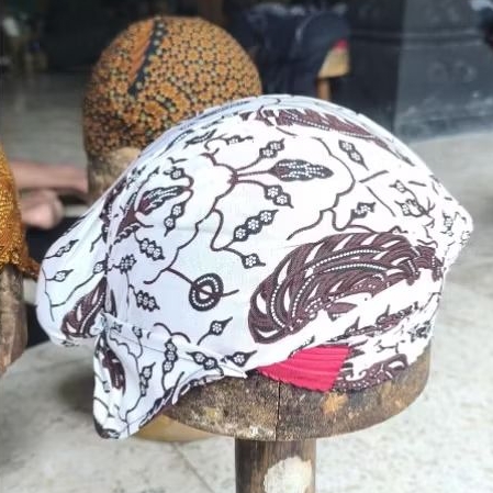 Blangkon Mataram Jogja cuci lipat full jahitan tanpa kertas adat Jawa adat Jogja pakaian tradisional
