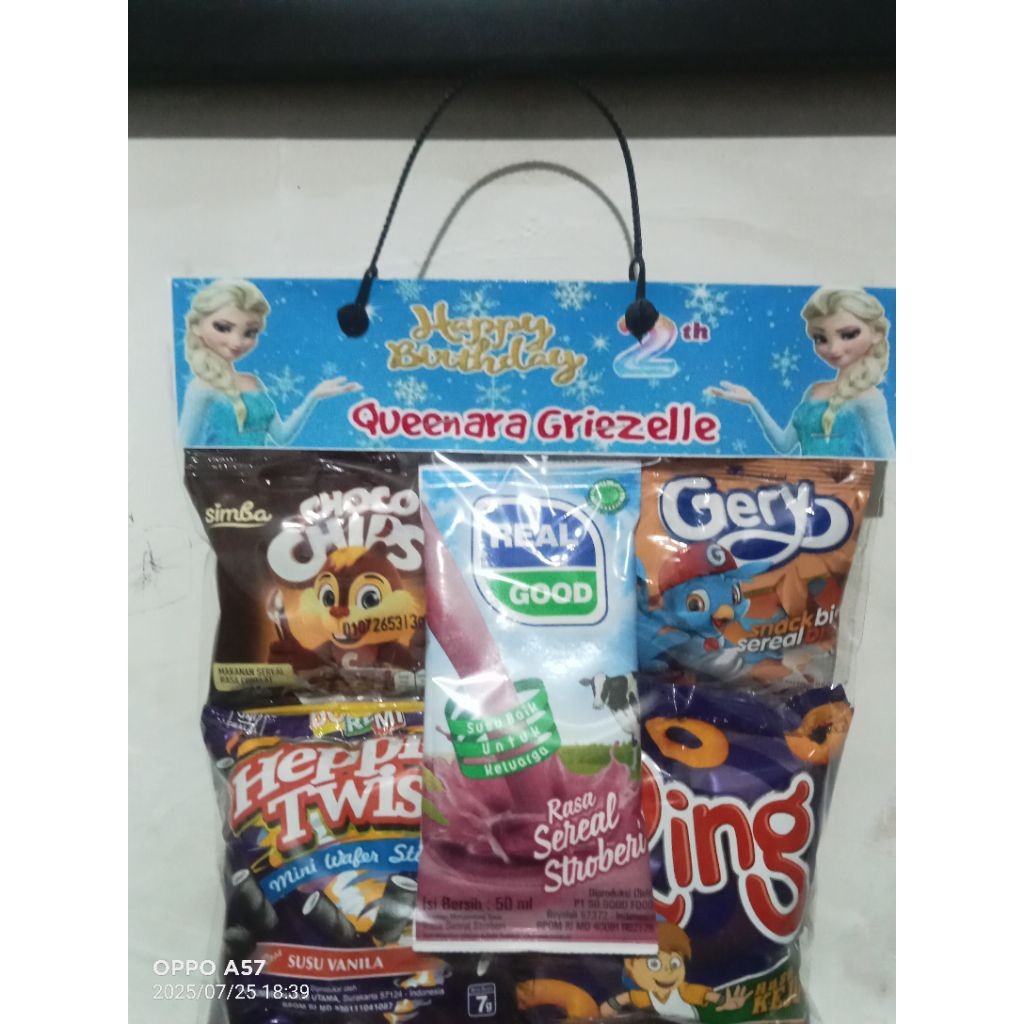 Souvenir ulang tahun // Souvenir ulang tahun anak // Snack ulang tahun anak // bingkisan Snack // bi