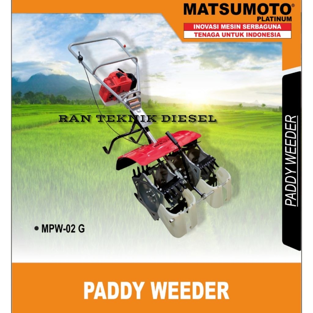 Mesin Cultivator / Paddy Weeder MATSUMOTO MPW 02 G